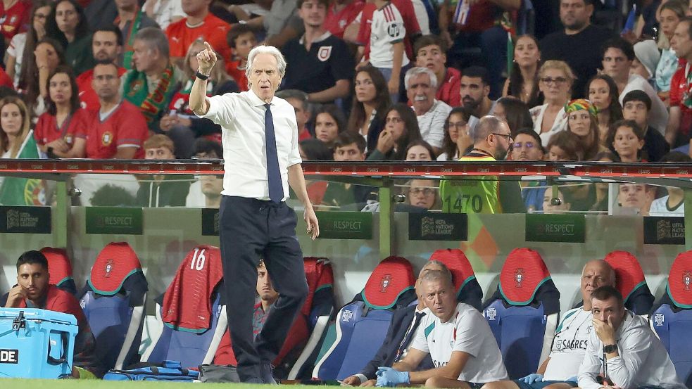 Jorge Jesus führte Portugal in der Nations League zu vier Siegen in vier Spielen. (Archivbild) Foto: Luis Vieira/AP/dpa