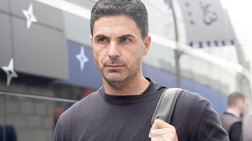 Bleibt bis 2030 bei Arsenal: Trainer Mikel Arteta. (Archivbild) Foto: Gareth Fuller/PA Wire/dpa