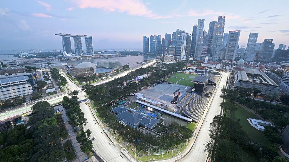 Singapur ist eine Perle im Formel-1-Kalender. (Archivbild) Foto: Then Chih Wey/XinHua/dpa