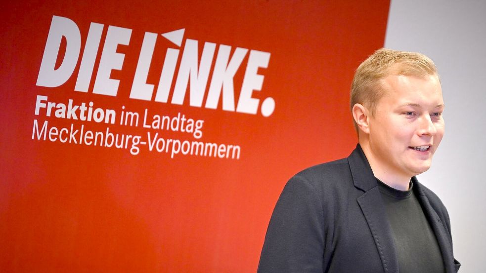 Die Linke stimmt nach einer mehrstündigen Landesvorstandssitzung für Koalitionsverhandlungen mit SPD und Grünen. (Archivbild) Foto: Philip Dulian/dpa