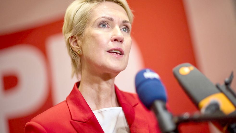 Die Gremien der SPD Mecklenburg-Vorpommern haben für Koalitionsverhandlungen mit Linke und Grünen gestimmt. Foto: Jens Büttner/dpa