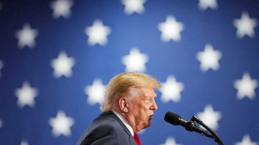 Präsident Trump hat die Hinrichtung genehmigt, hatte mit der Entscheidung zum Livestream eigenen Angaben nach aber nichts zu tun. Foto: Julia Demaree Nikhinson/AP/dpa