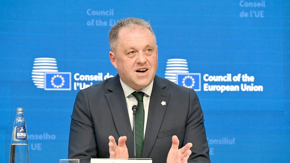 Rechtfertigte den neuen Vorschlag als ausgewogen: Thomas Byrne, der irische Staatsminister für Europaangelegenheiten. Foto: Ansgar Haase/dpa