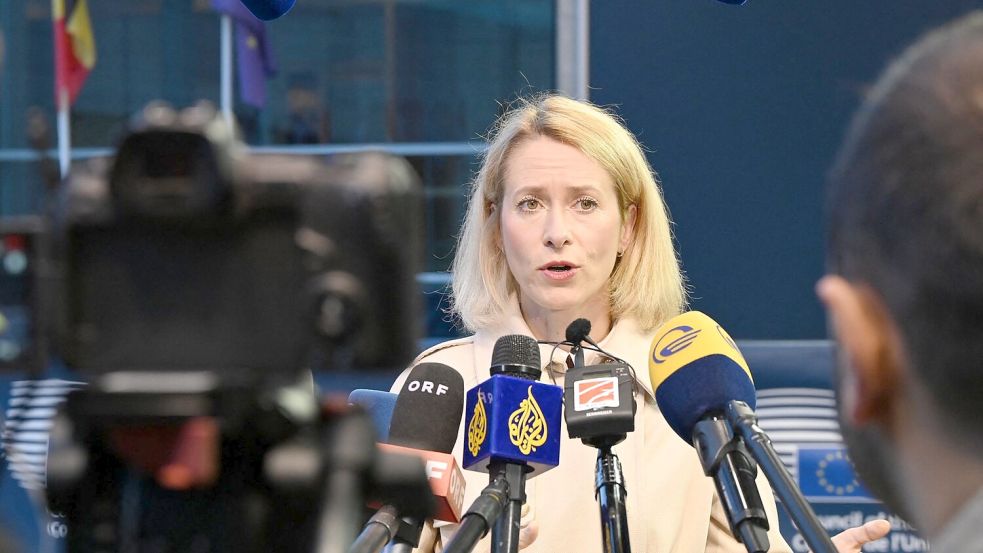 Europa zeige erneut Einigkeit, sagt EU-Chefdiplomatin Kaja Kallas. (Archivbild) Foto: Ansgar Haase/dpa