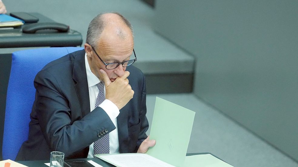 Nicht nur Bundeskanzler Friedrich Merz (CDU) hätte guten Grund, sich die Ergebnisse der beiden US-Wissenschaftler anzusehen. Foto: dpa/Kay Nietfeld