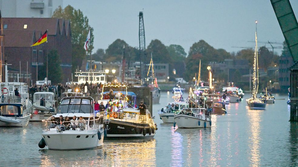 Am Samstag findet traditionell die Lampionfahrt statt. Foto: Klaus Ortgies/Archiv