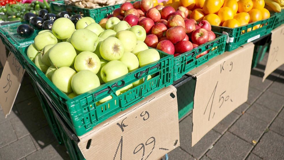 Die Preise für Nahrungsmittel steigen seit Monaten nur moderat. (Archivbild) Foto: Jan Woitas/dpa