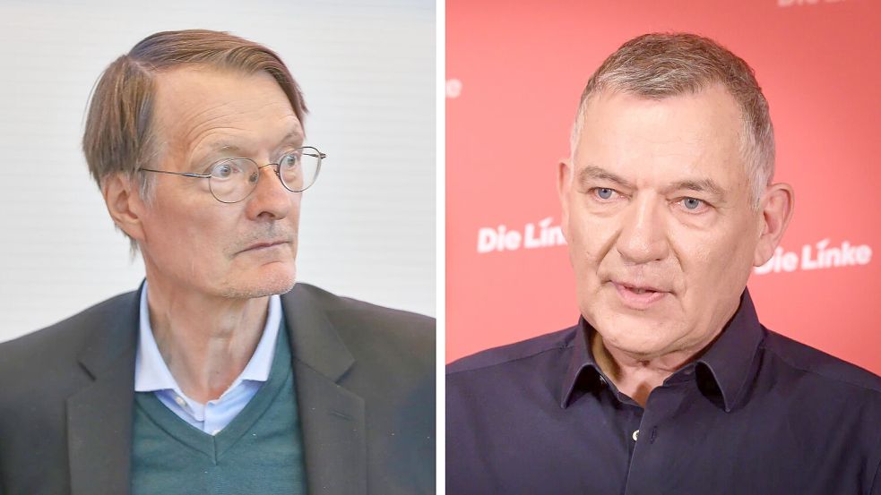 Karl Lauterbach (l.) und Jan van Aken (r.) kritisieren die CDU für den Umgang mit Bärbel Bas. Foto: Fotomontage: Imago