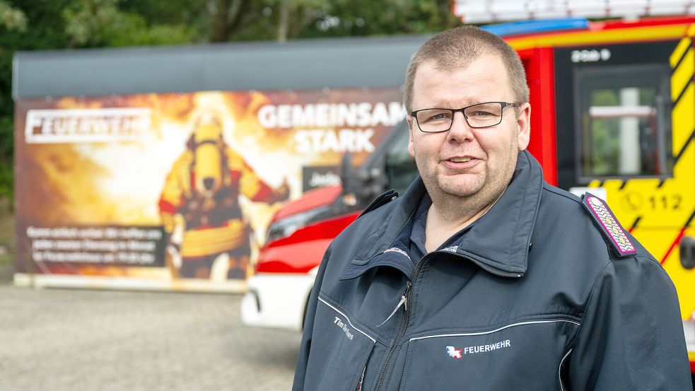 Tim Oliver Böwes befürchtet, dass Wehren irgendwann aufgrund des neuen Steuergesetzes auf Veranstaltungen verzichten. Foto: Benjamin Nolte