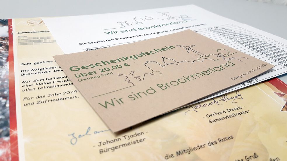Die Gutscheine, die ältere Marienhafer bisher zu Geburtstagen und Weihnachten erhalten, könnten wegen der Sparzwänge künftig weniger Wert sein. Foto: Thomas Dirks