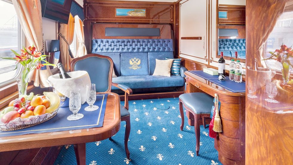 „Wege in die Zukunft“: Kluge und einflussreiche Köpfe diskutieren in der per Bahn zwischen Duisburg und Xi’an in China. Foto: ---/Golden Eagle Luxury Trains/dpa