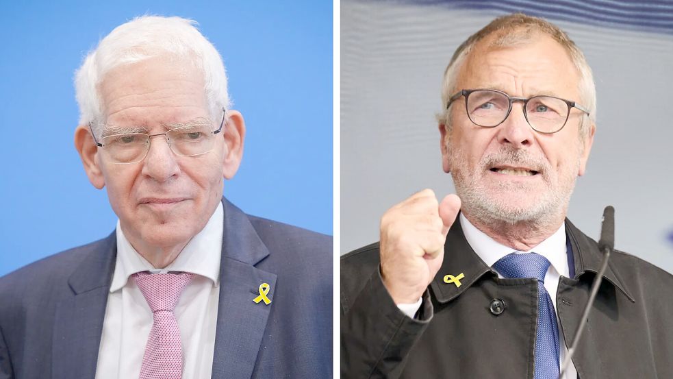 Josef Schuster, Präsident des Zentralrats der Juden in Deutschland, und Volker Beck, Vorsitzender der Deutsch-Israelischen Gesellschaft, waren im Visier von Spionen, die im Auftrag des Iran gearbeitet haben. Foto: dpa/Sören Stache, dpa/Annette Riedl