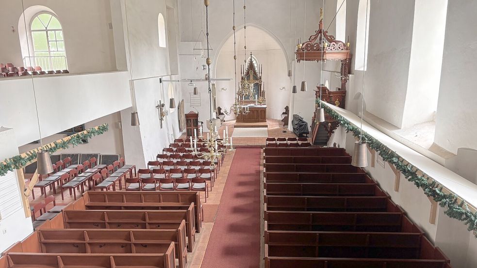 Blick in die Kirche Weene: Hier musste die Gemeinde schon länger ohne Pastor auskommen. Foto: Christin Wetzel