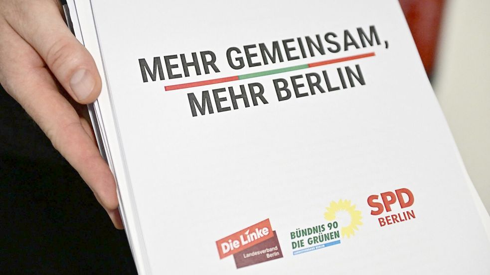 Teile der SPD warnen vor Koalitionsverhandlungen mit der Linkspartei in Berlin. Foto: Fabian Sommer/dpa