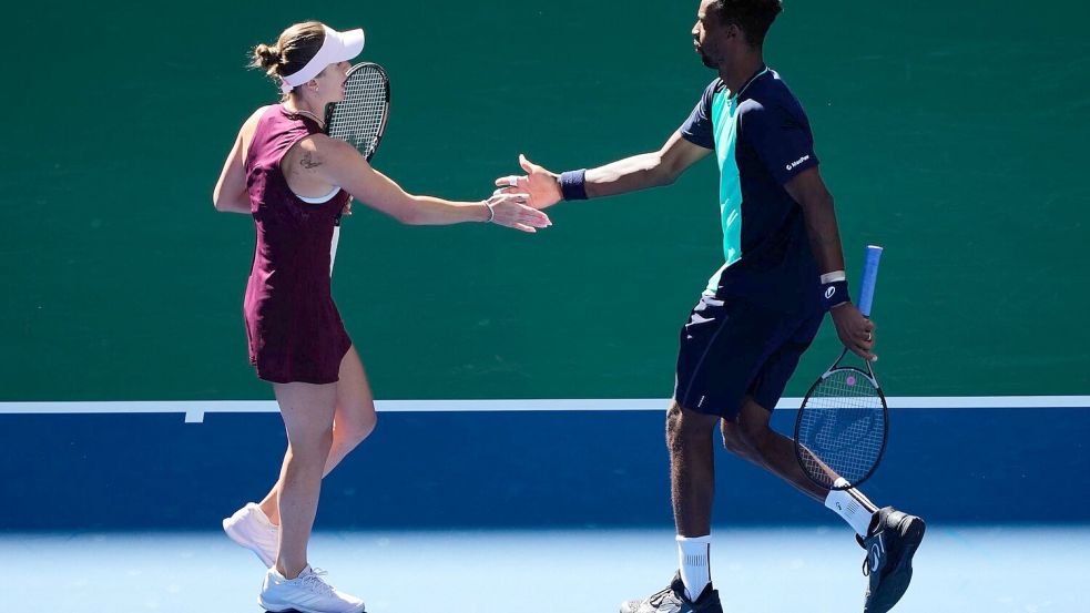 Für ihre gemeinsame Tochter Skai wollen Elina Switolina und Gaël Monfils weiterhin gemeinsam da sein. (Archivbild) Foto: Yuki Iwamura/AP/dpa