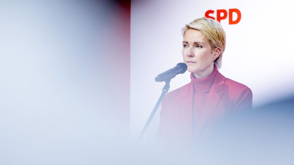 Manuela Schwesig: Nah bei den Menschen, weit weg von Friedrich Merz. In der SPD führt derzeit an ihr kein Weg vorbei. Foto: Florian Gaertner