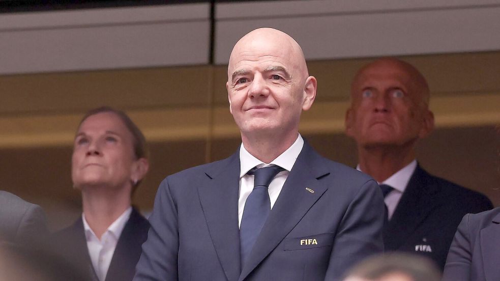 FIFA-Präsident Gianni Infantino steht in der Kritik. (Archivbild) Foto: Sam Hodde/AP/dpa
