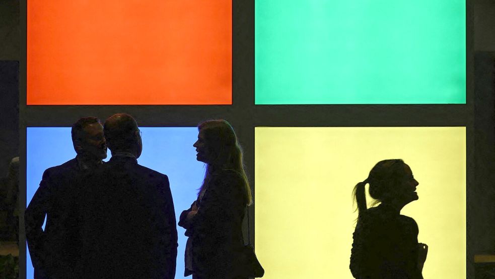 Rund 5.000 Besucherinnen und Besucher kamen zu dem Microsoft-Event. Foto: Oliver Berg/dpa