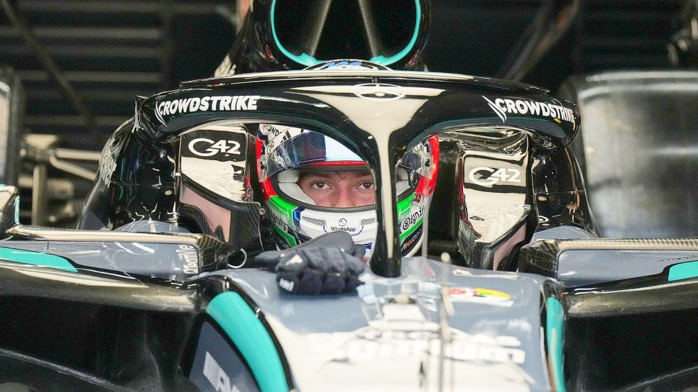 Als es drauf ankommt, zaubert Kimi Antonelli eine meisterliche Runde hin.  Foto: Eric Vryn/FR172426 AP/AP/dpa