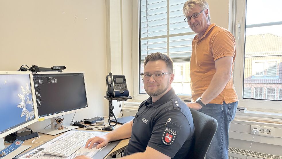 Julian Ritz arbeitet sich in das umfangreiche Netzwerk seines Vorgängers Ewald Einnolf ein. Foto: Mieke Matthes