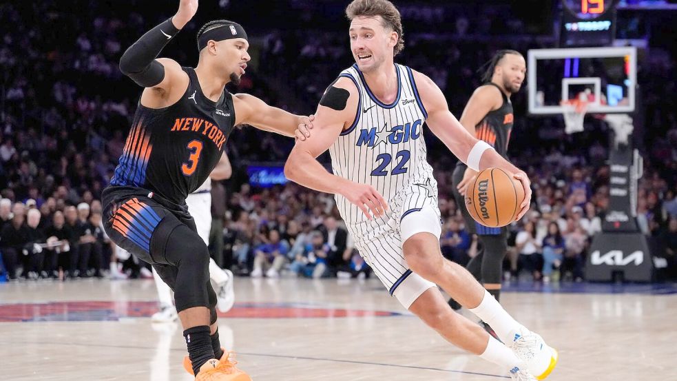Franz Wagner zeigte eine starke Leistung. Foto: Yuki Iwamura/AP/dpa