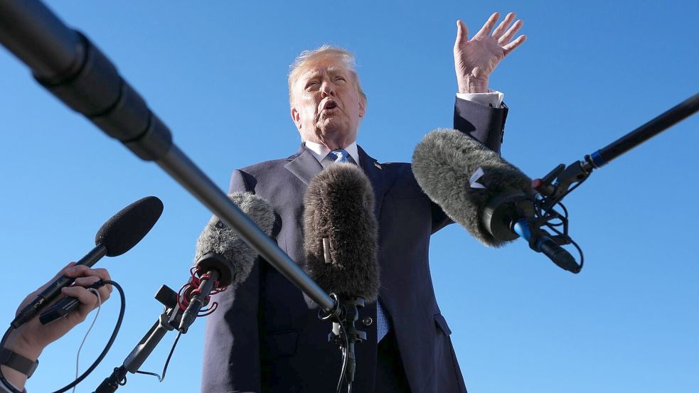 US-Präsident Trump will die Ergebnisse der Midterms akzeptieren – unter gewissen Voraussetzungen. Foto: Jacquelyn Martin/AP/dpa
