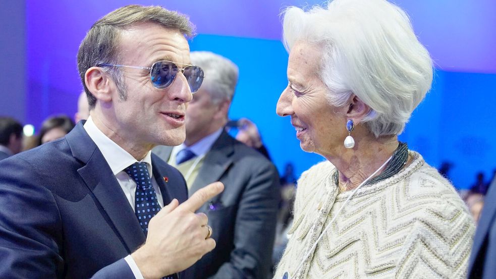 Der Abtritt von Lagarde hat auch politische Gründe, denn auf Frankreichs Präsident Macron könnten Rechtspopulisten folgen. (Archivbild) Foto: Markus Schreiber/AP/dpa