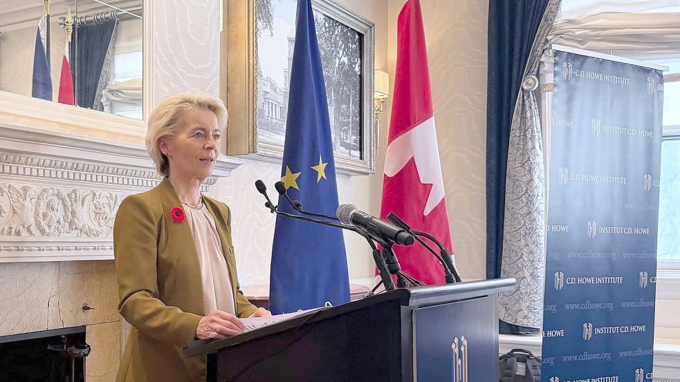 EU-Kommissionspräsidentin von der Leyen hält am Konzept der assoziierten Mitgliedschaft fest. Foto: Anne Pollmann/dpa