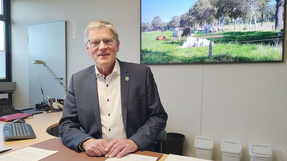 Sieben Jahre lang führte Horst Feddermann die Auricher Stadtverwaltung und die Geschicke Aurichs. Foto: Karin Böhmer