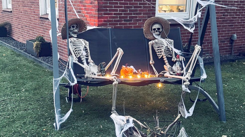 So sieht es in einem Vorgarten im Emder Stadtteil Harsweg aus. Das Bild hat uns Dana Schoneboom geschickt. Foto: privat