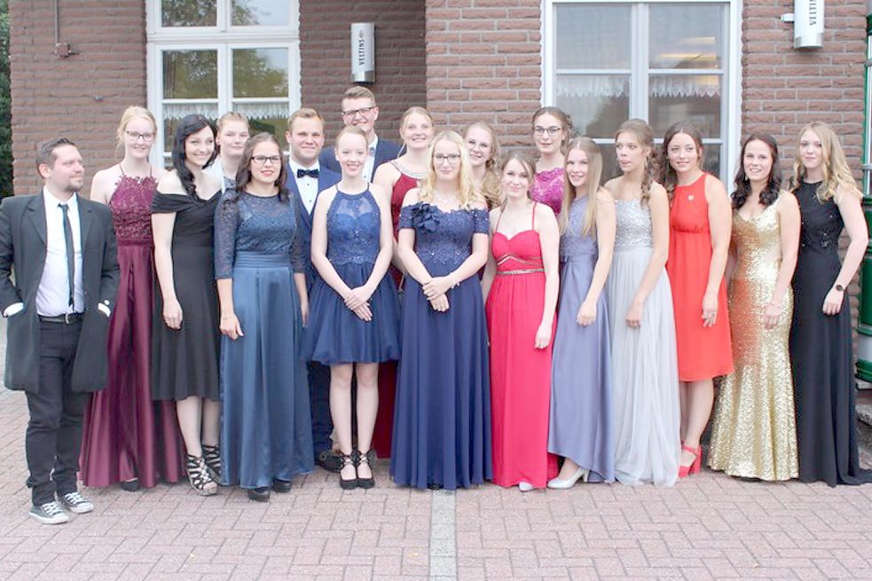 Die Absolventen der Fachoberschule Gestaltung. Fotos: privat