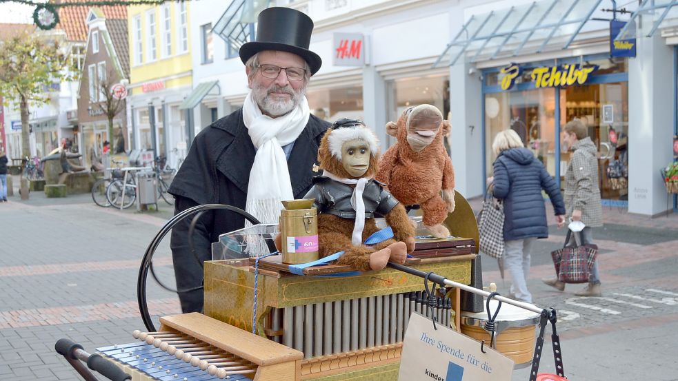 Spendensammlung für Kinder: Mit der Drehorgel auf Ostfriesland-Tournee - Ostfriesische Nachrichten
