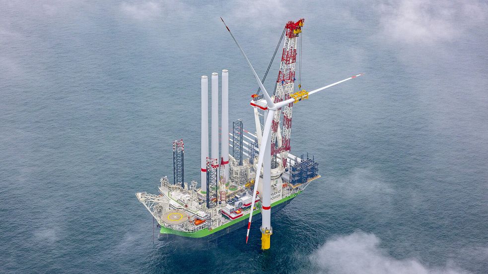 Offshore wind power: A power giant is being built north of Norderney and ...