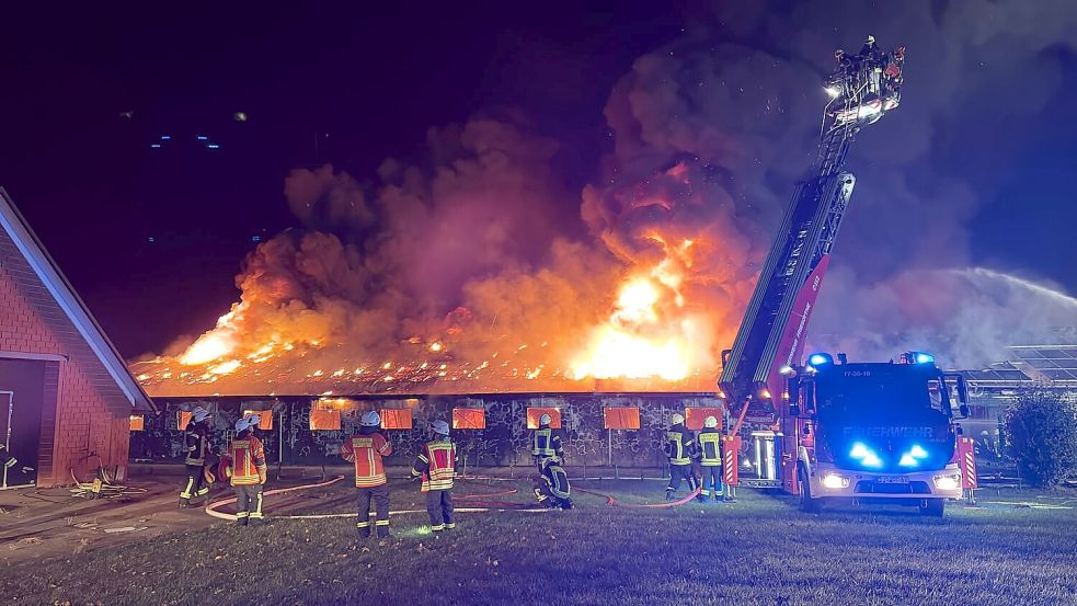 Aus dem Newsticker: Großbrand in Schweinestall | Verletzte bei Unfall | ...