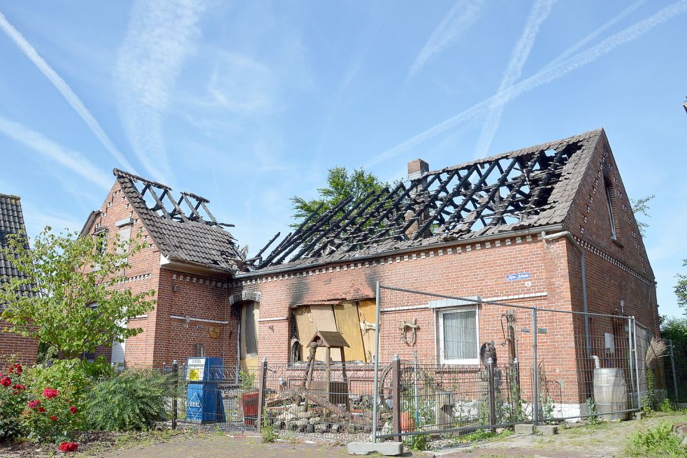 Brandruine in Wirdum soll abgebrochen werden - Ostfriesische Nachrichten